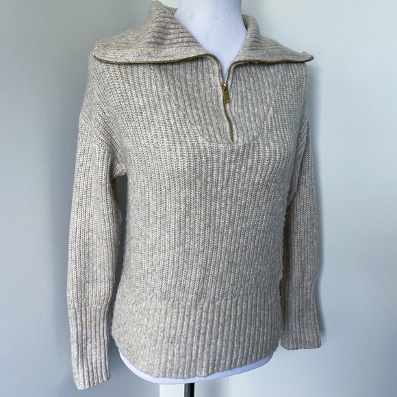 Cupcakes & Cashmere Knit Quarter Zip Sweater Size XS - Picture 2 of 9